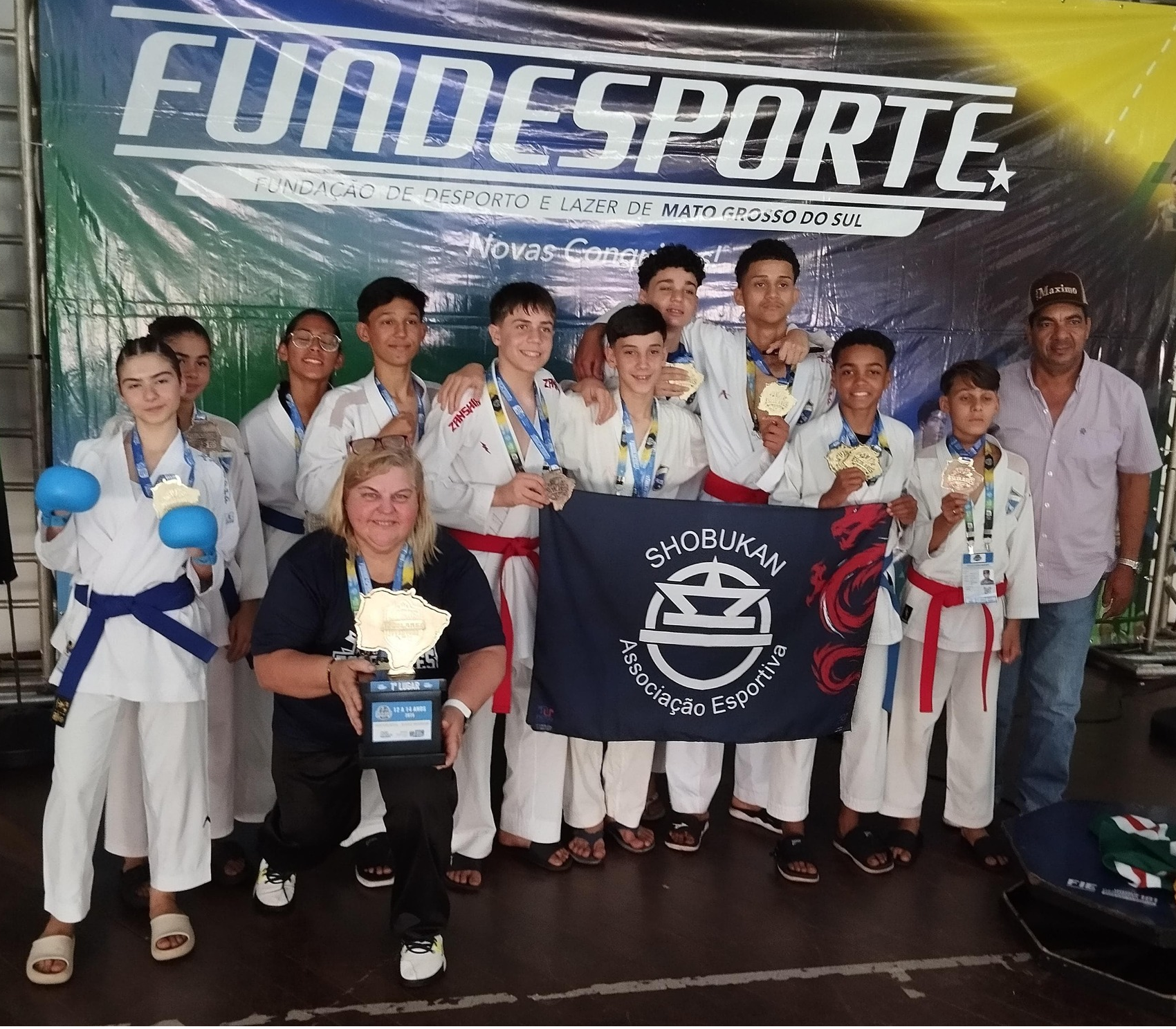 Atletas e Técnica da Shobukan são destaque nos JEJ - Jogos Escolares da Juventude de Mato Grosso do Sul